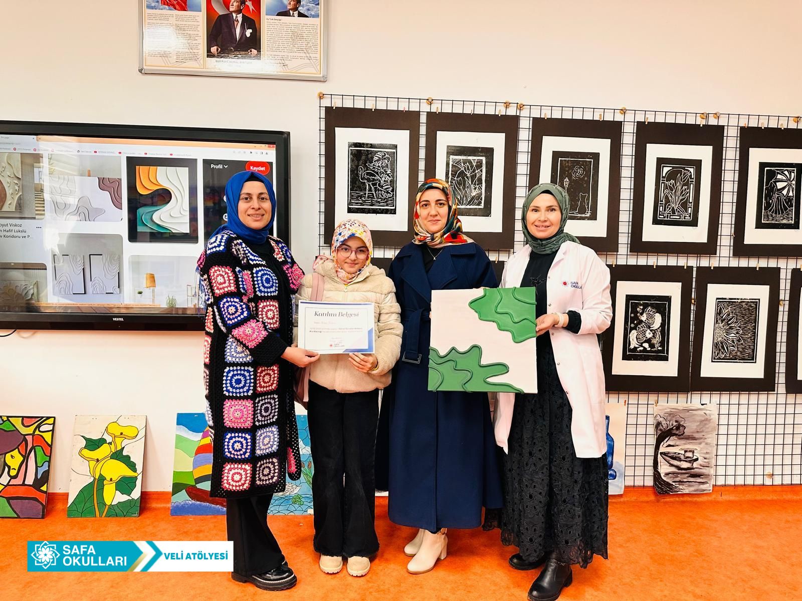 VELİLERİMİZ İLE GÖRSEL SANATLAR ATÖLYESİ