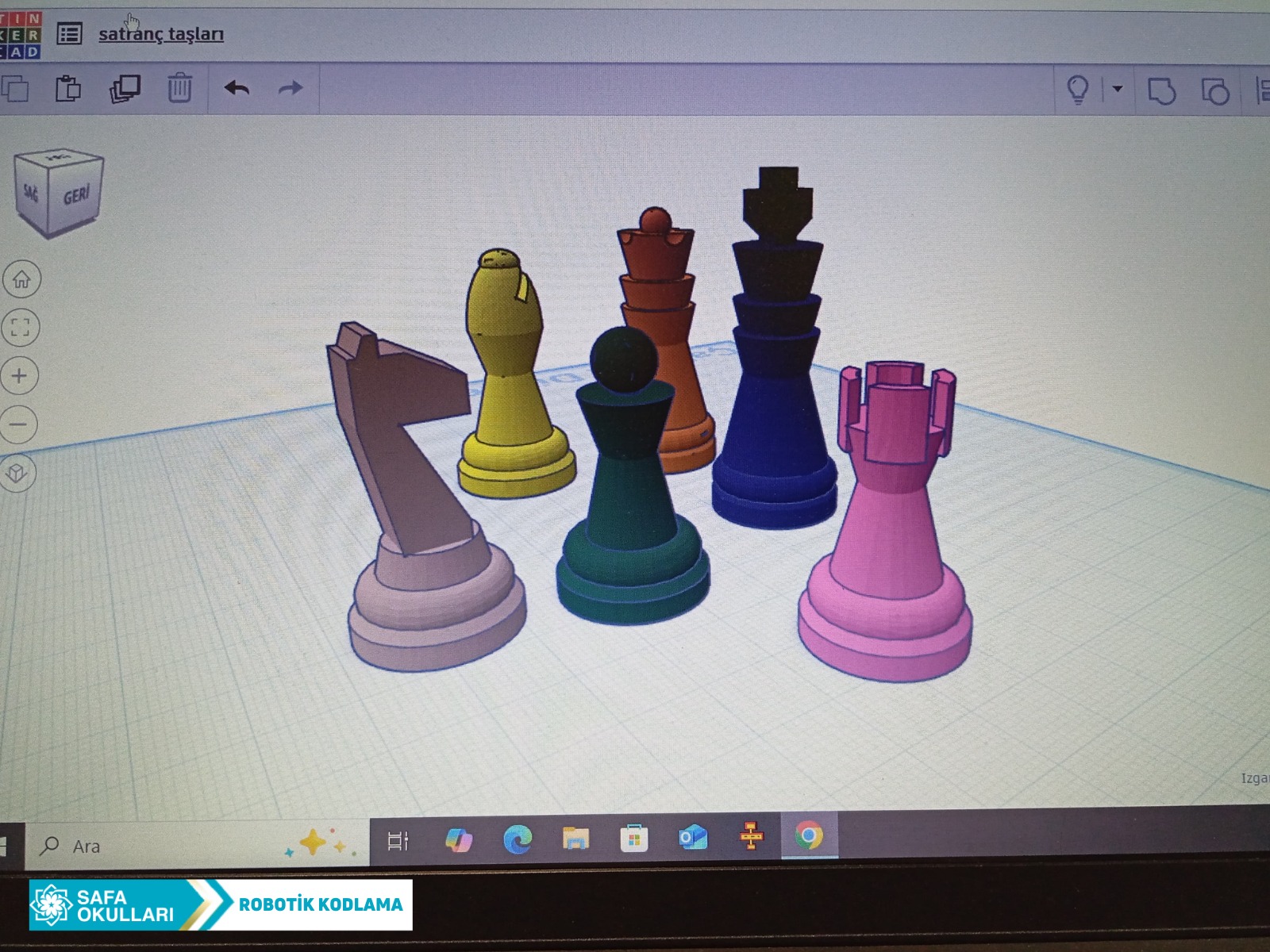 SATRANÇ TAŞLARIMIZI YAPIYORUZ