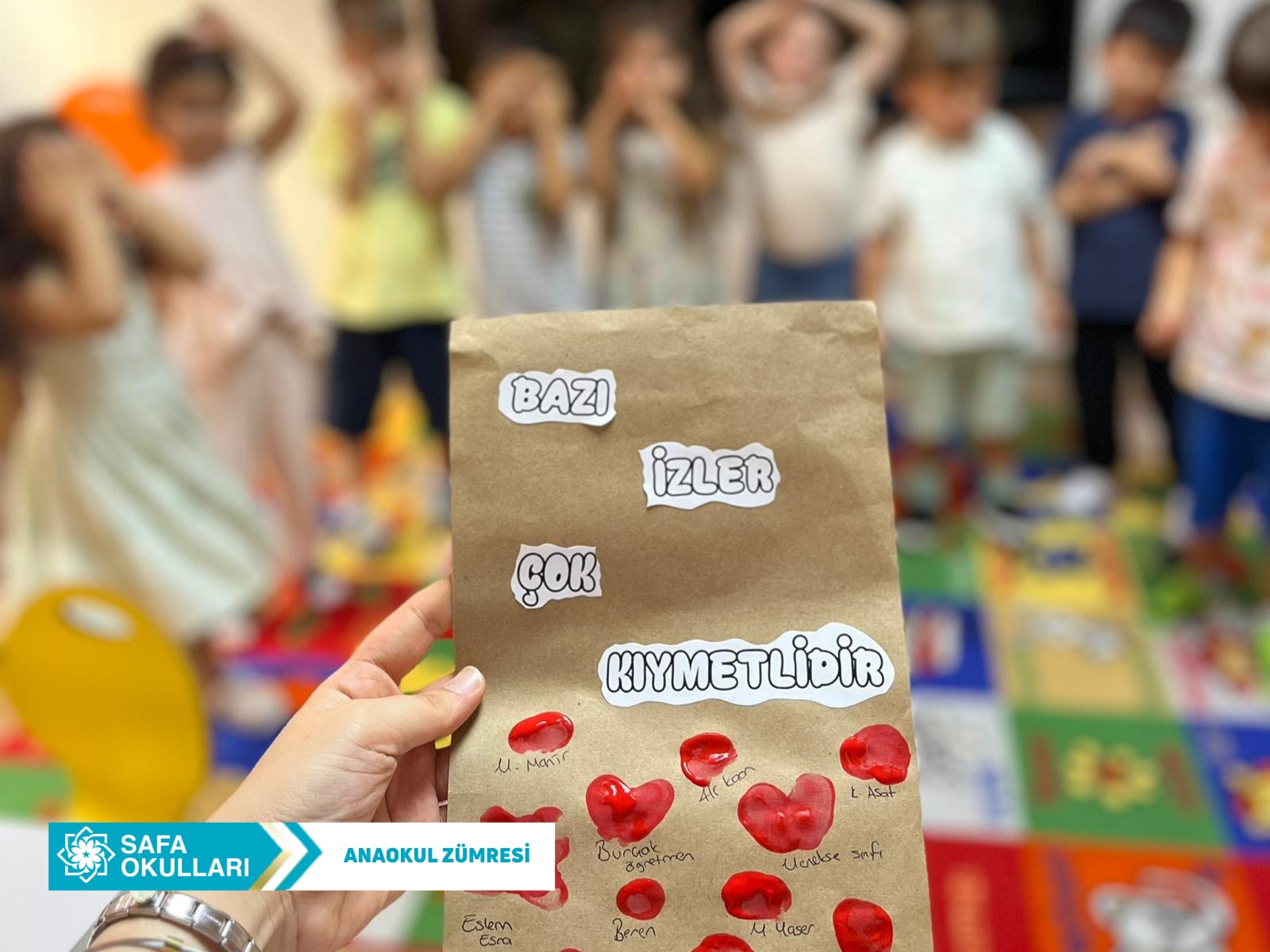 ANAOKULUMUZA RENKLİ BAŞLANGIÇ