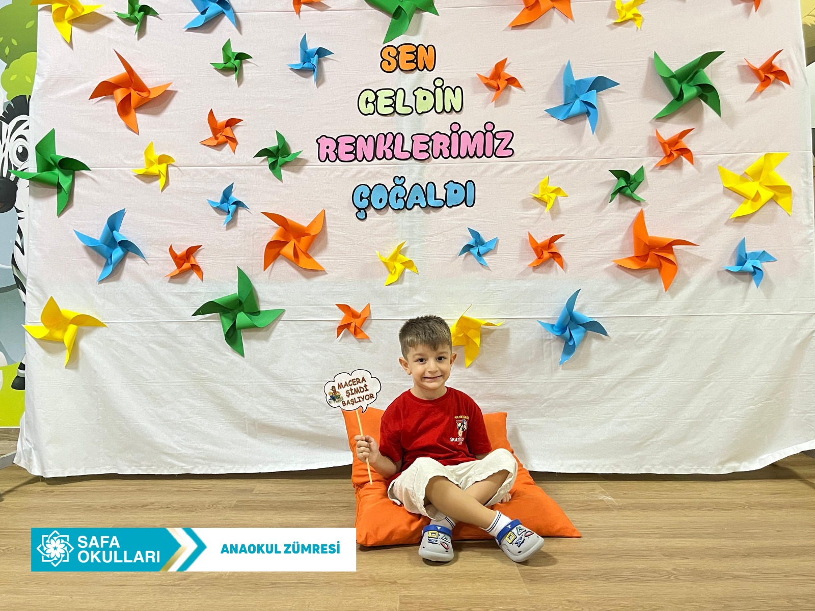 ANAOKULUMUZA RENKLİ BAŞLANGIÇ