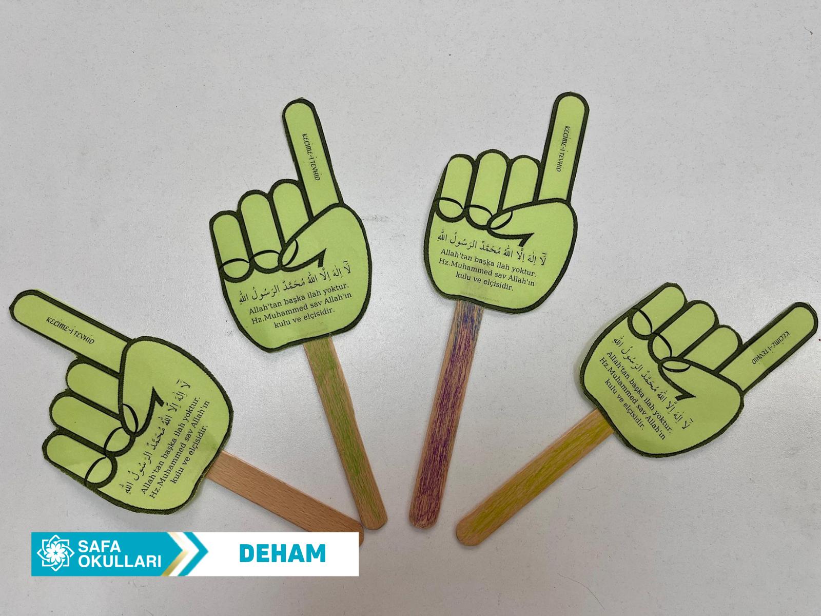 ETKİNLİKLE KELİME-İ TEVHİDİ ÖĞRENİYORUZ