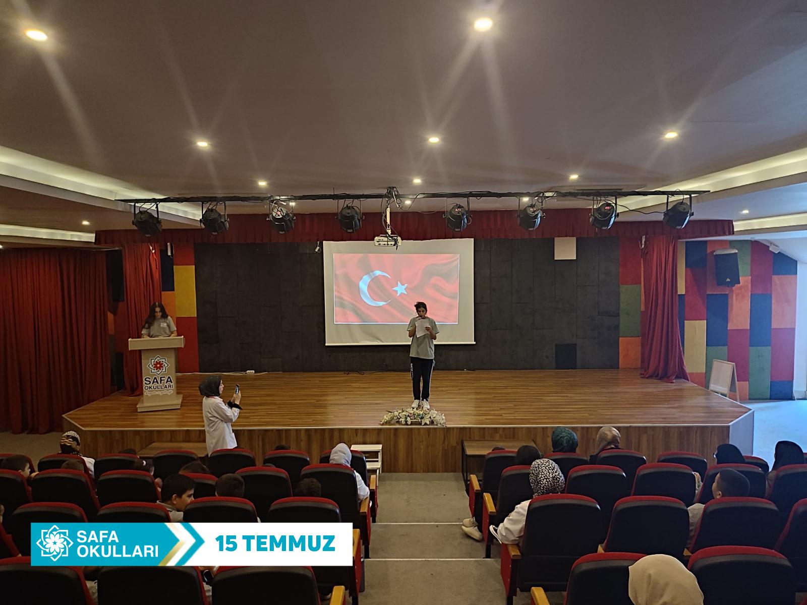 15 TEMMUZ DEMOKRASİ VE MİLLİ BİRLİK GÜNÜ