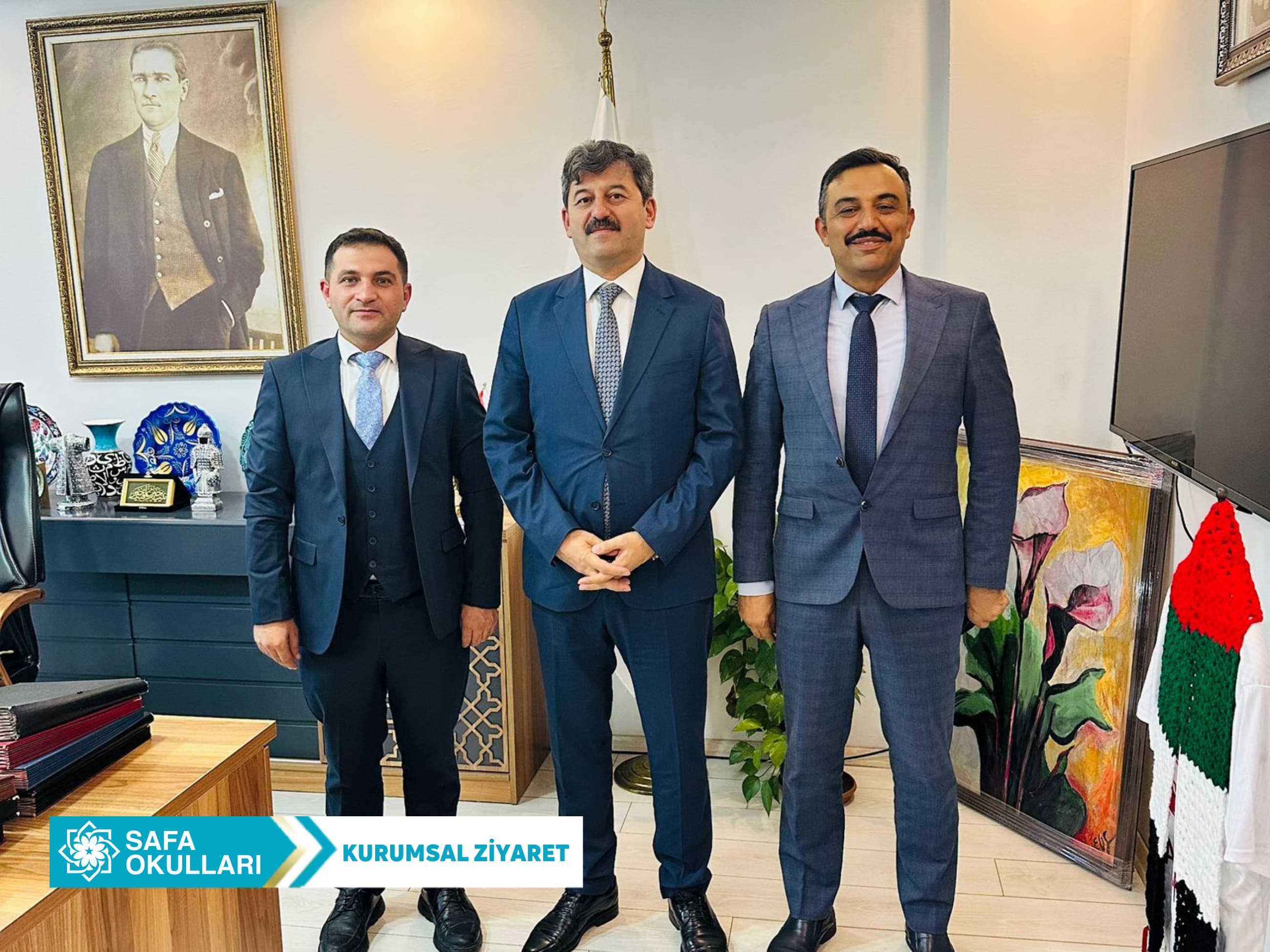 İLÇE MİLLÎ EĞİTİM MÜDÜRÜMÜZE ZİYARET