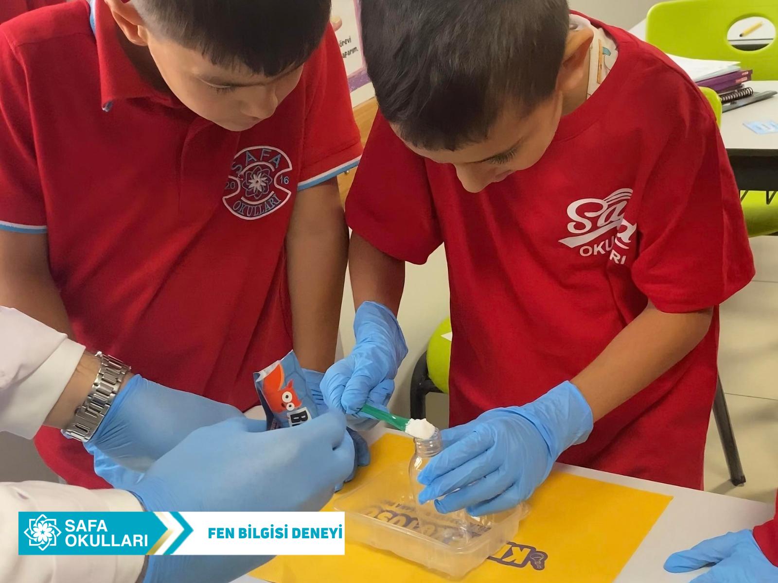 ASİT VE BAZ TEPKİMESİYLE BALON ŞİŞİRME DENEYİ