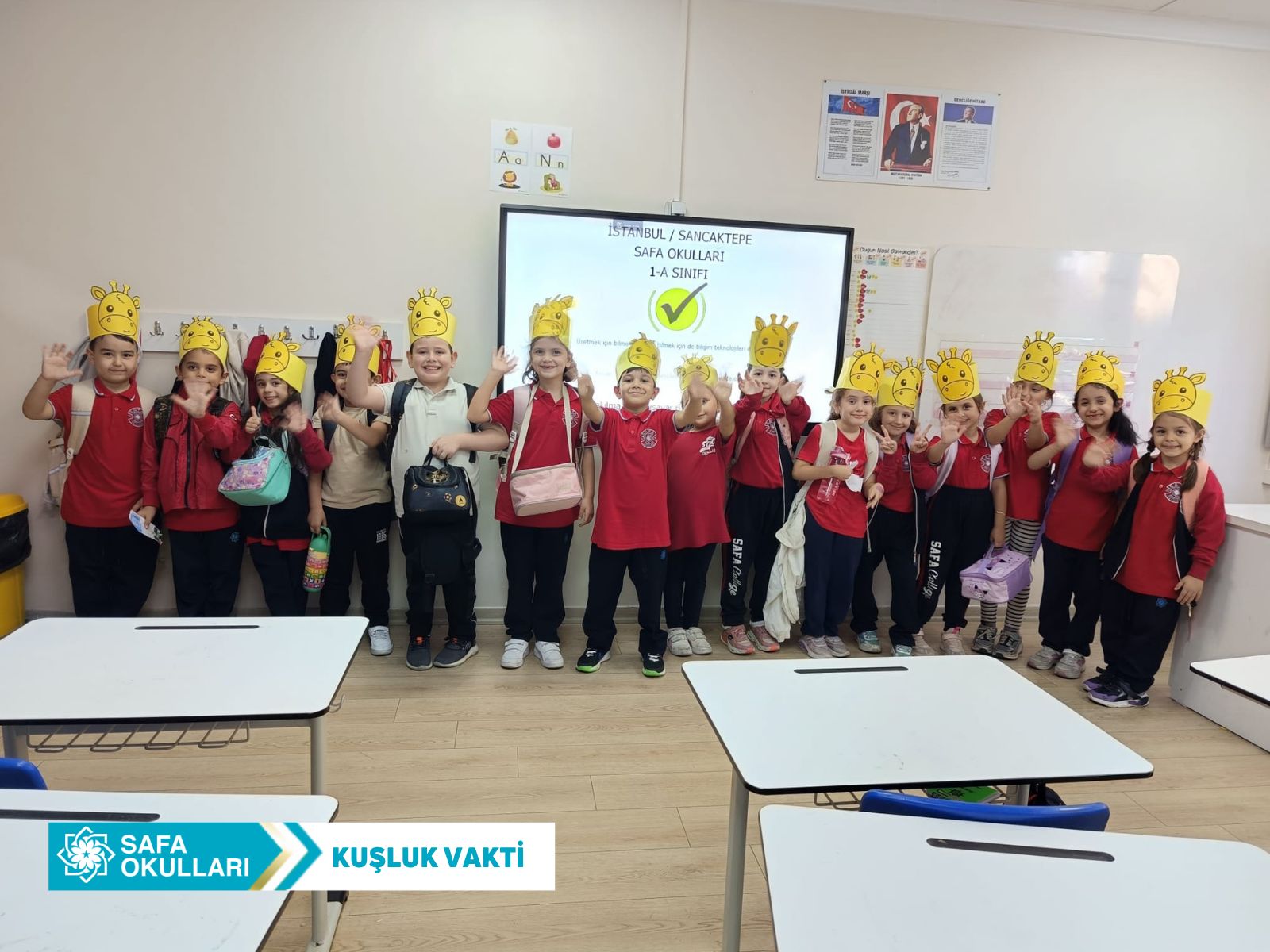 KUŞLUK SAATİNDE ZÜRAFA ETKİNLİĞİ