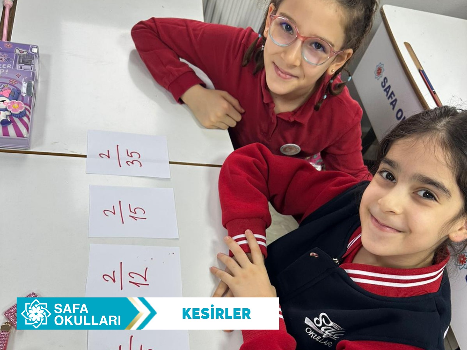 KESİRLERİ EĞLENEREK ÖĞRENDİLER