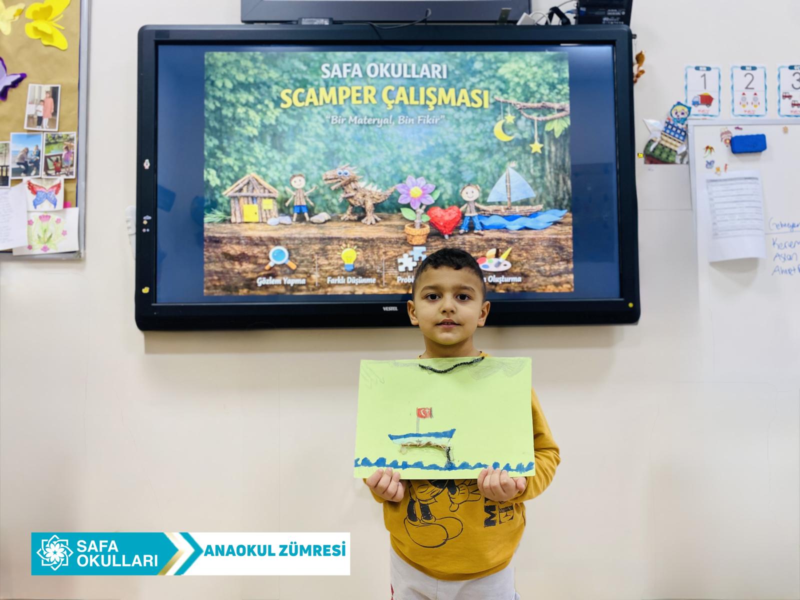 SCAMPER SAATİ: “BİR MATERYAL, BİN FİKİR”