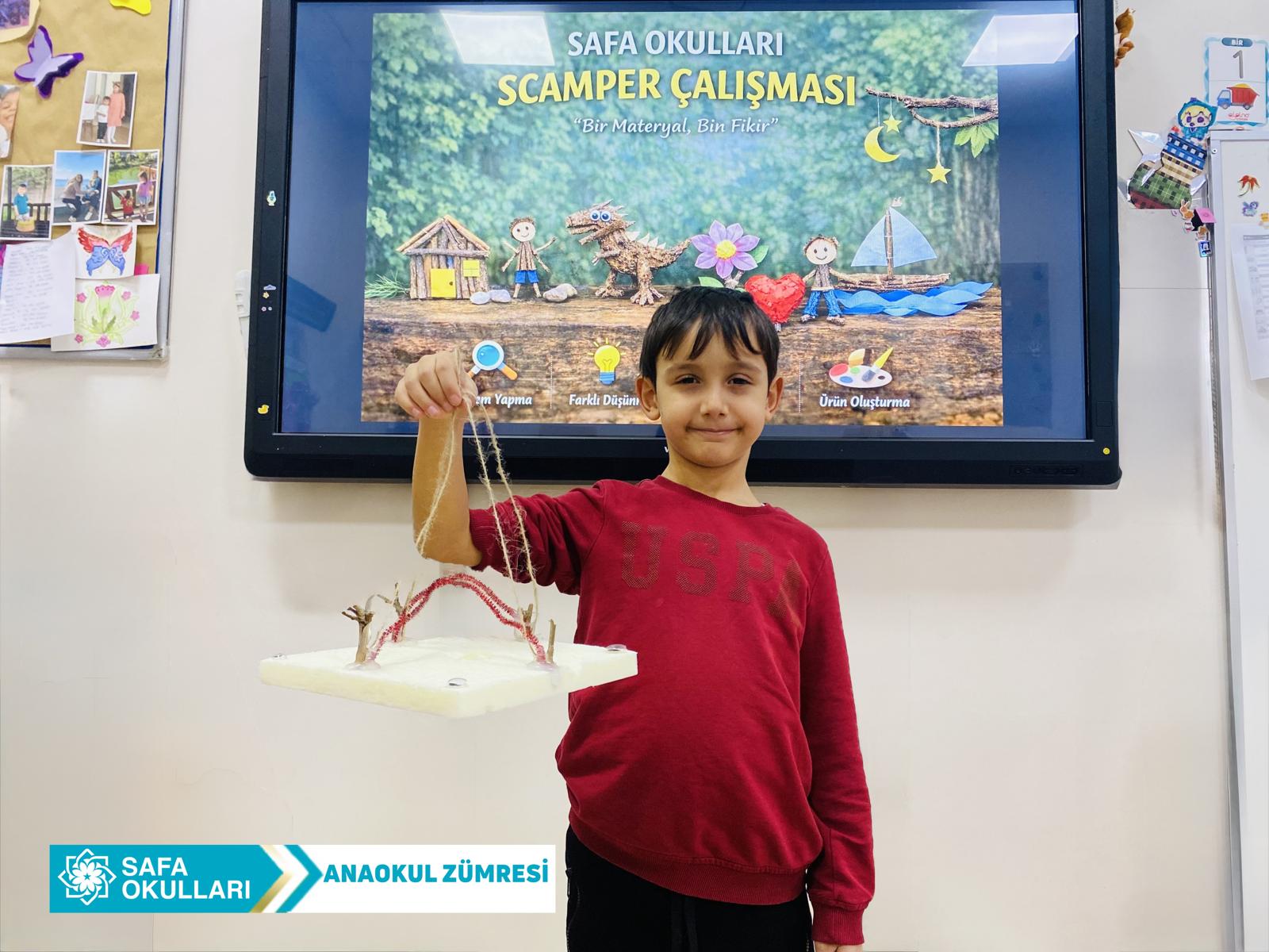 SCAMPER SAATİ: “BİR MATERYAL, BİN FİKİR”