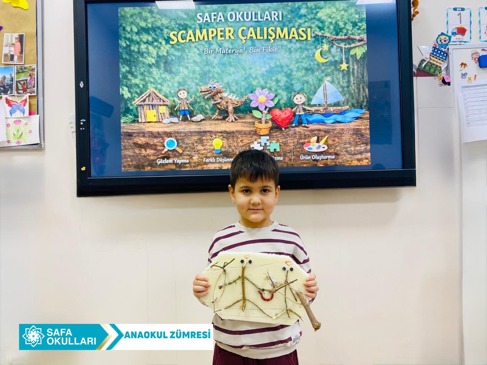 SCAMPER SAATİ: “BİR MATERYAL, BİN FİKİR”