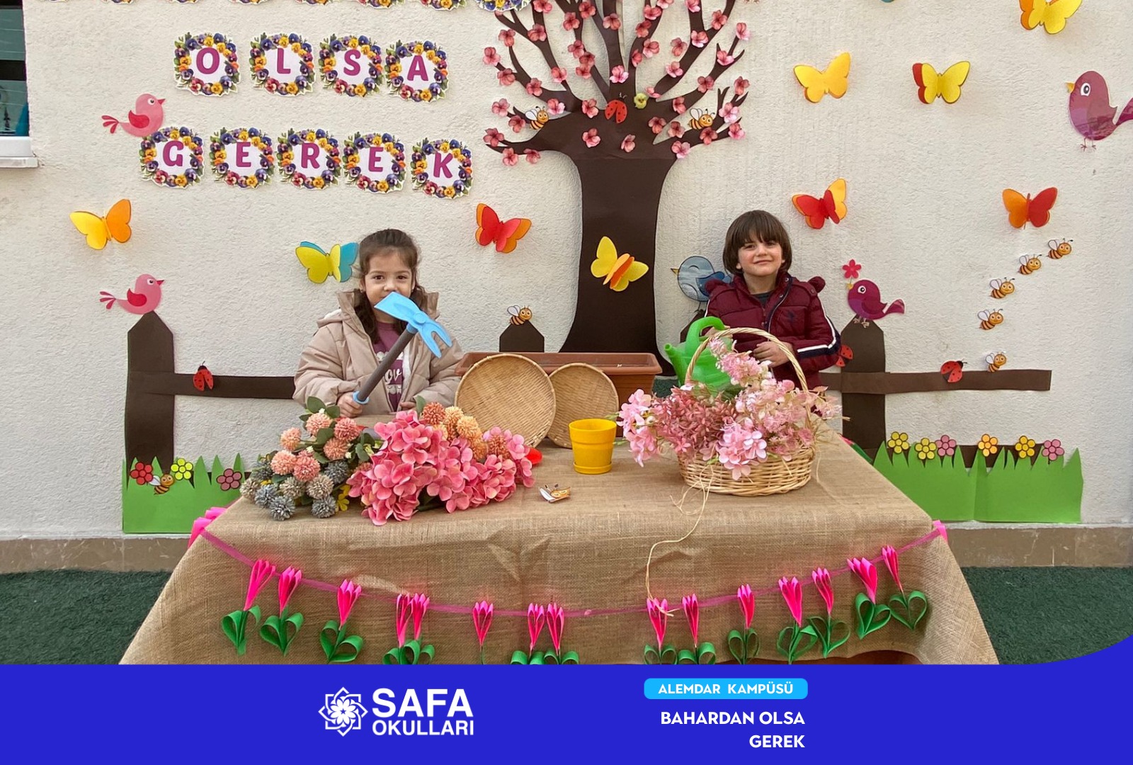 BAHARIN COŞKUSU OKULUMUZU SARDI