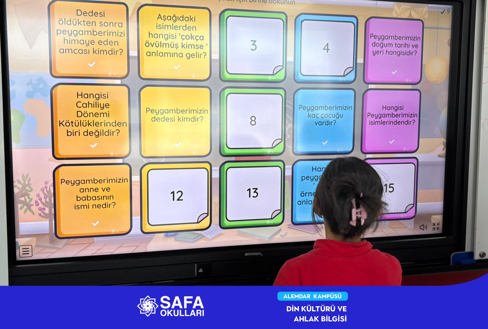 DİN KÜLTÜRÜ VE AHLAK BİLGİSİ DERSİMİZDE ANLAMLI ETKİNLİKLER 