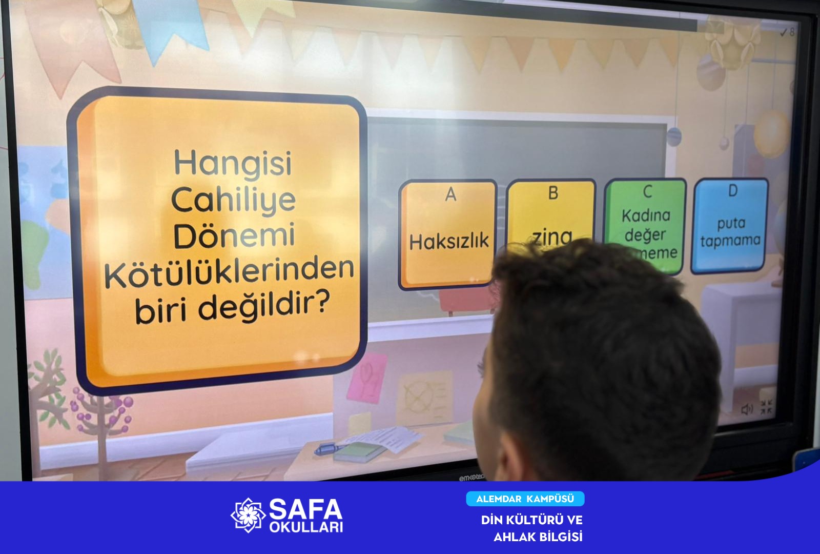 DİN KÜLTÜRÜ VE AHLAK BİLGİSİ DERSİMİZDE ANLAMLI ETKİNLİKLER 