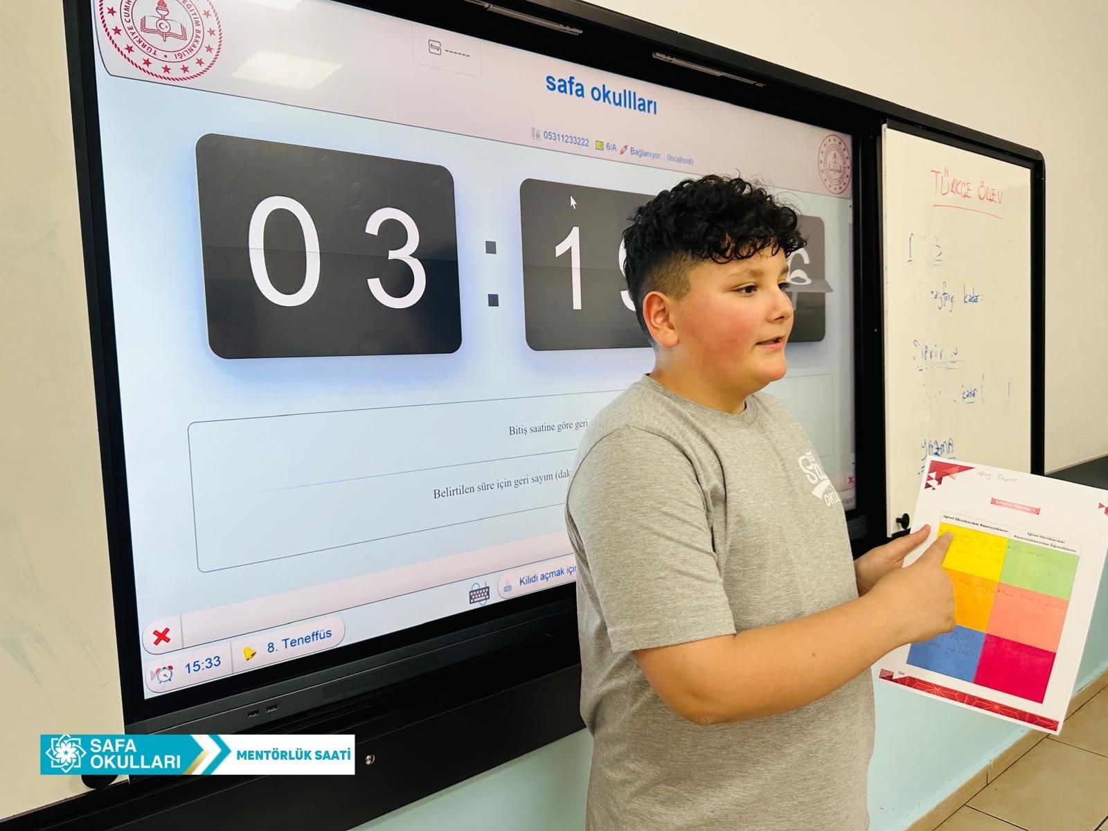 MENTÖRLÜK SAATİMİZDE FARKINDALIK ÇALIŞMASI