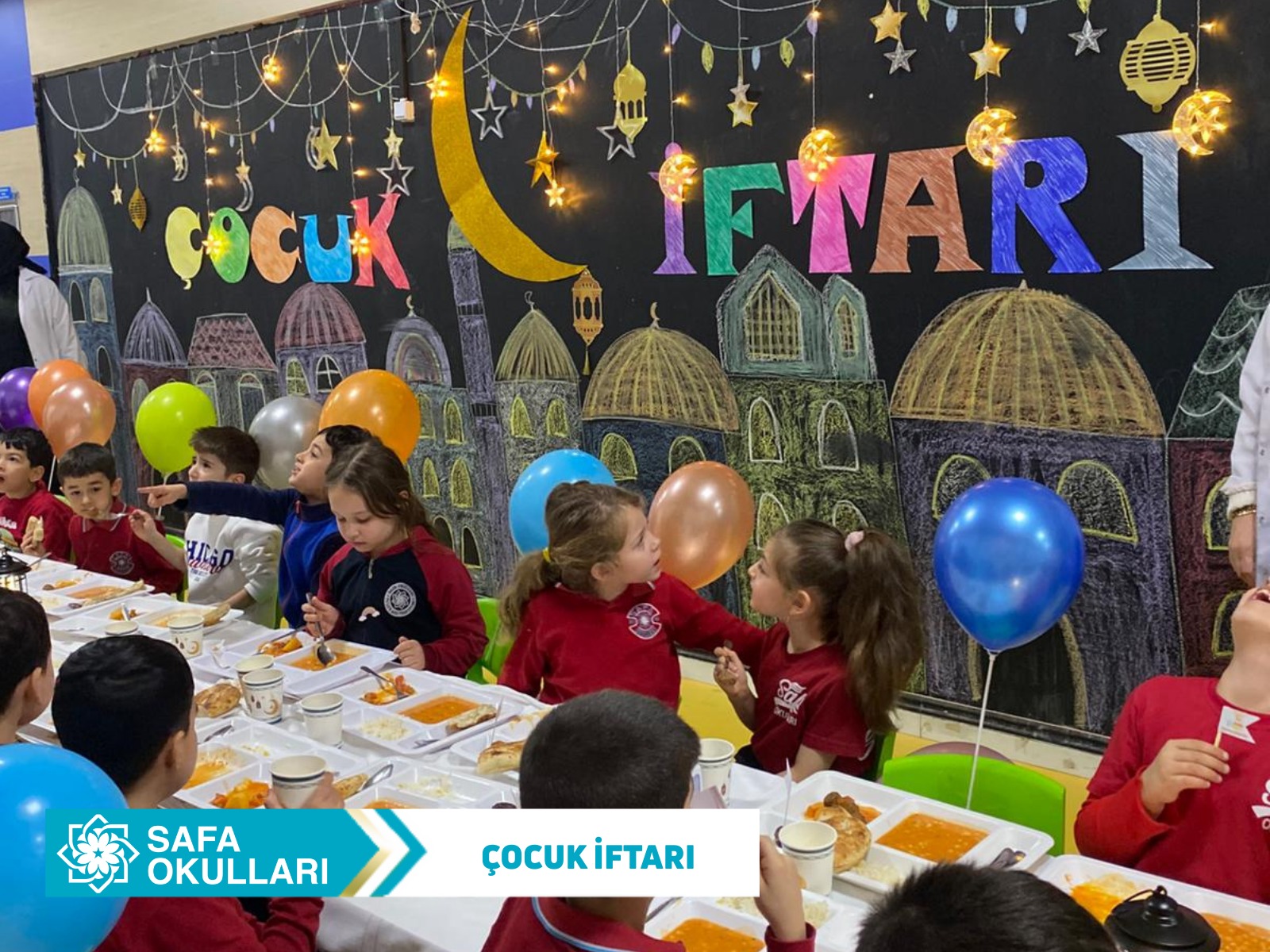  ÇOCUK İFTARINDA BİR ARAYA GELDİK