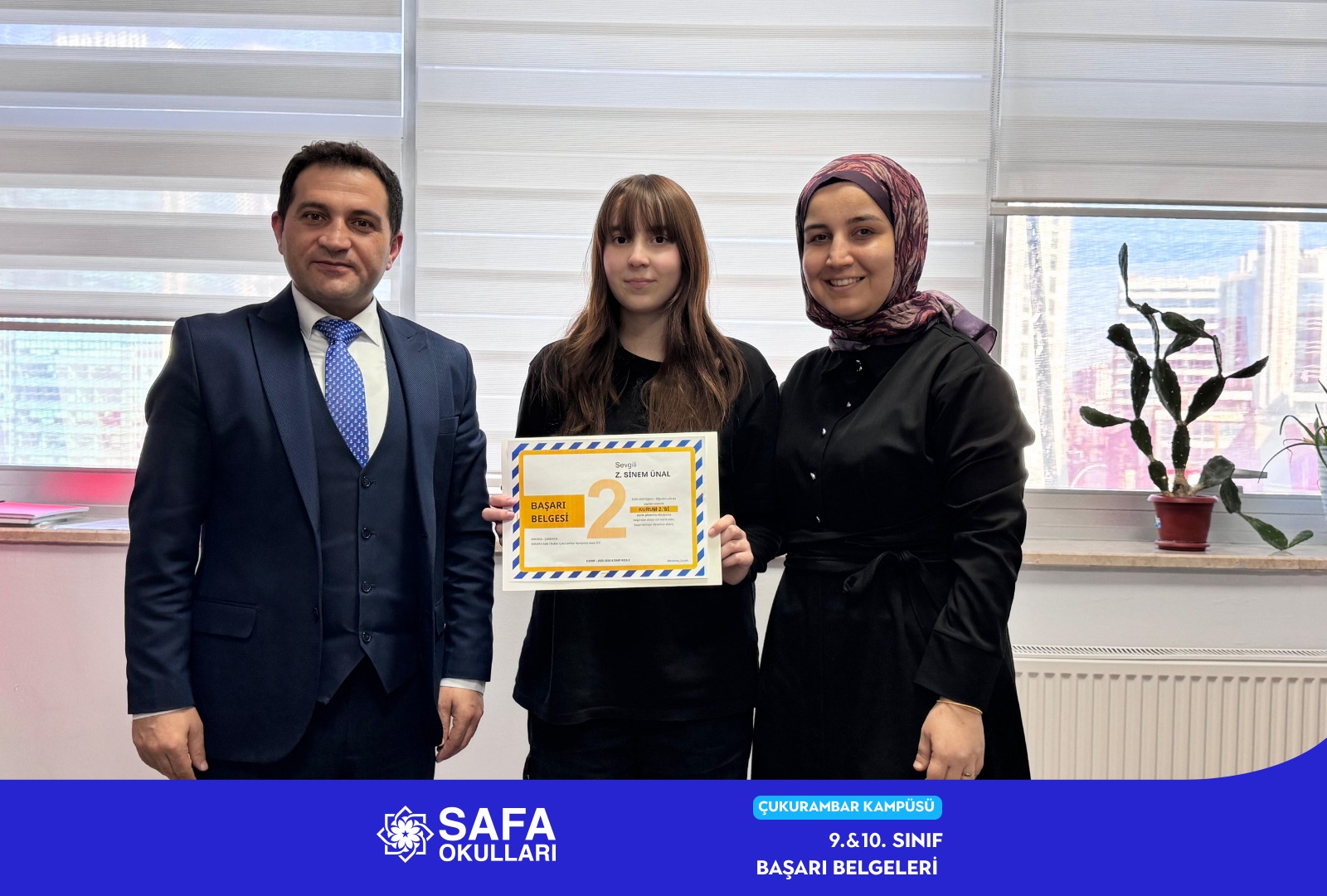 BAŞARI BELGELERİ SAHİPLERİNİ BULDU