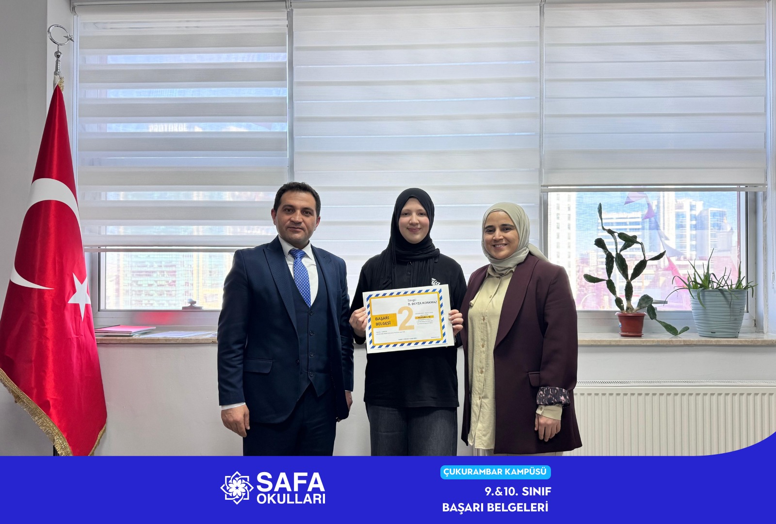 BAŞARI BELGELERİ SAHİPLERİNİ BULDU