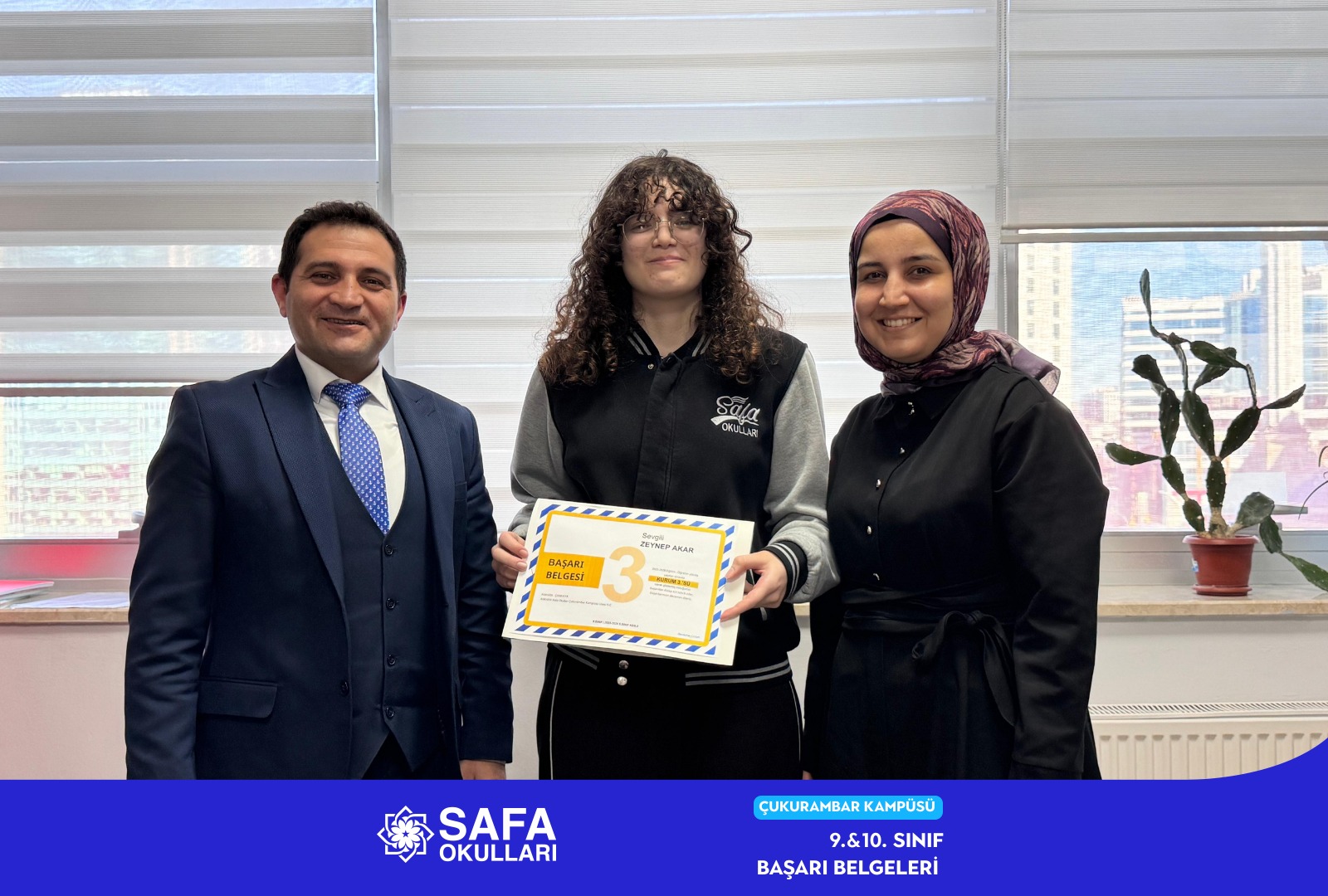 BAŞARI BELGELERİ SAHİPLERİNİ BULDU