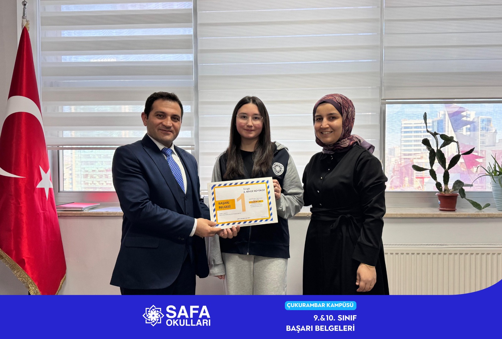 BAŞARI BELGELERİ SAHİPLERİNİ BULDU