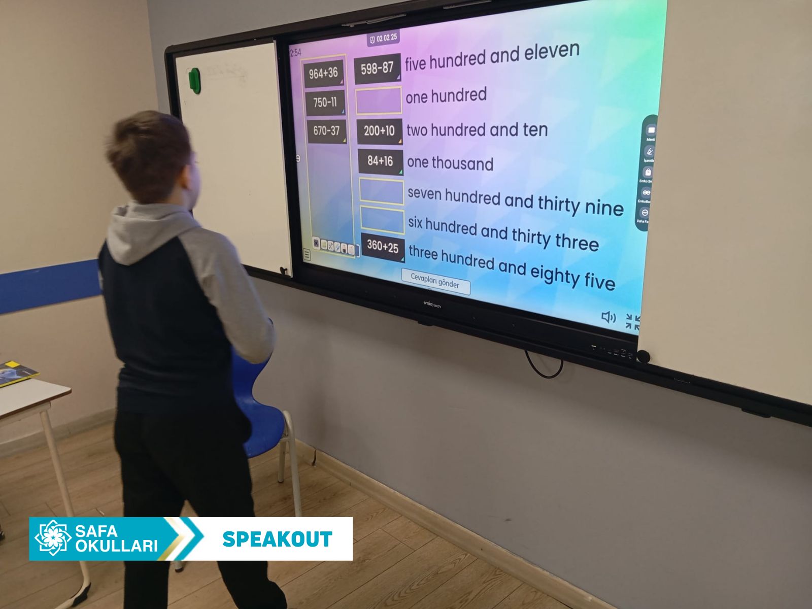 SKILLS DERSİNDE SAYI EĞLENCESİ 