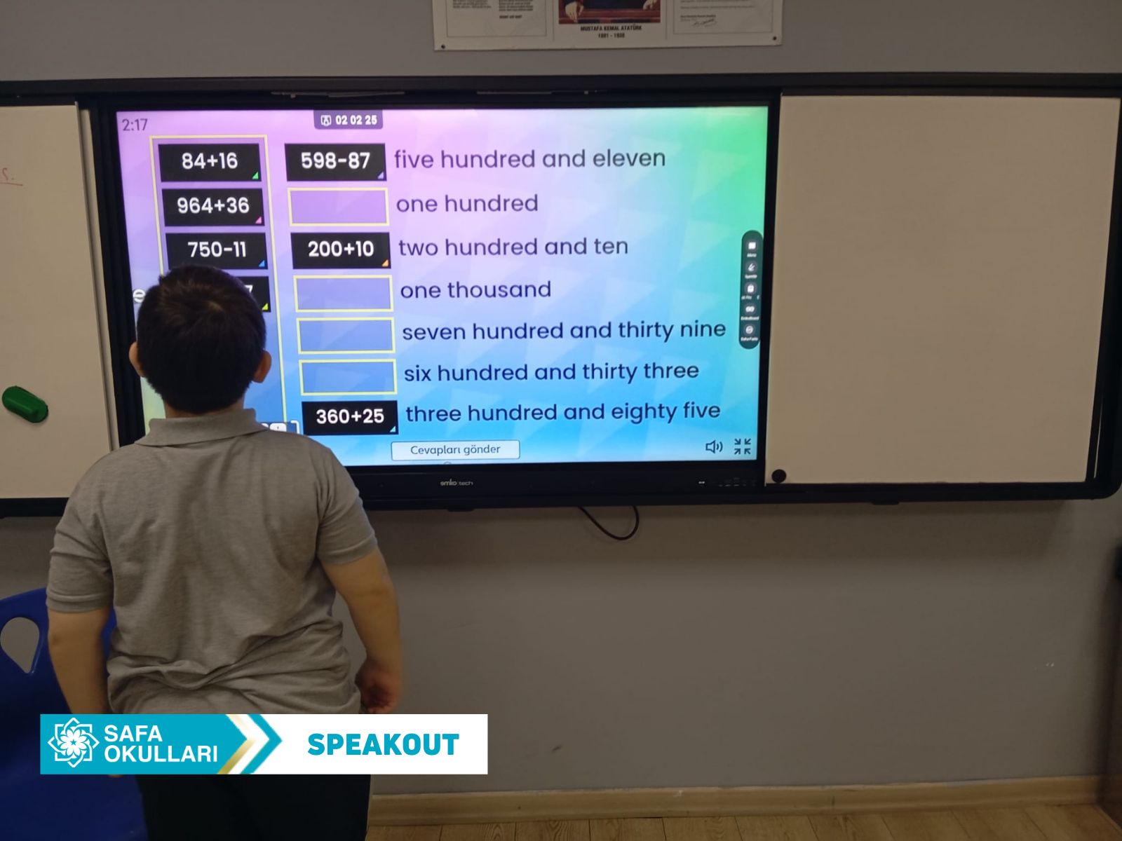 SKILLS DERSİNDE SAYI EĞLENCESİ 