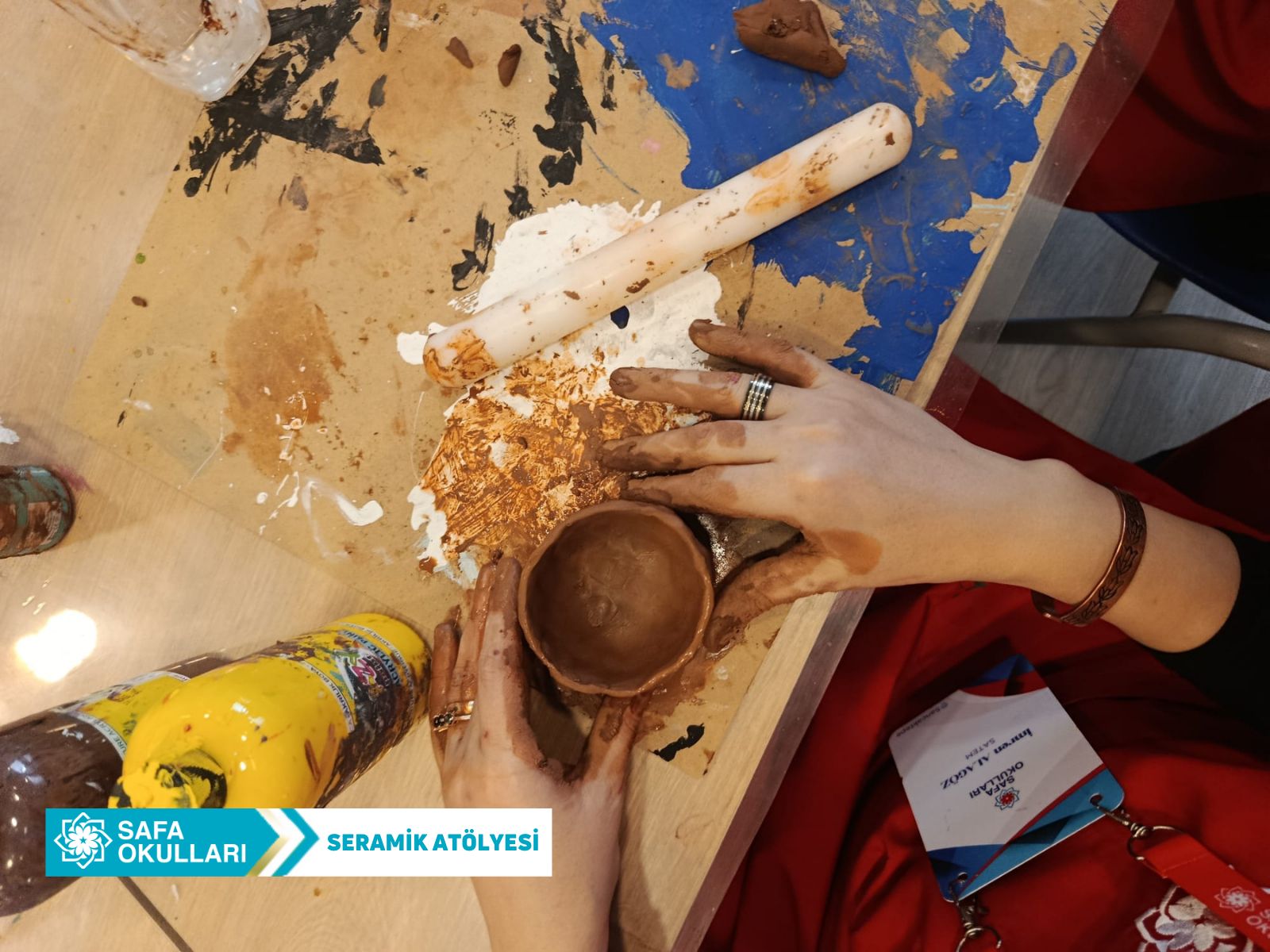 SERAMİK ETKİNLİĞİMİZDEN KEYİFLİ ANLAR