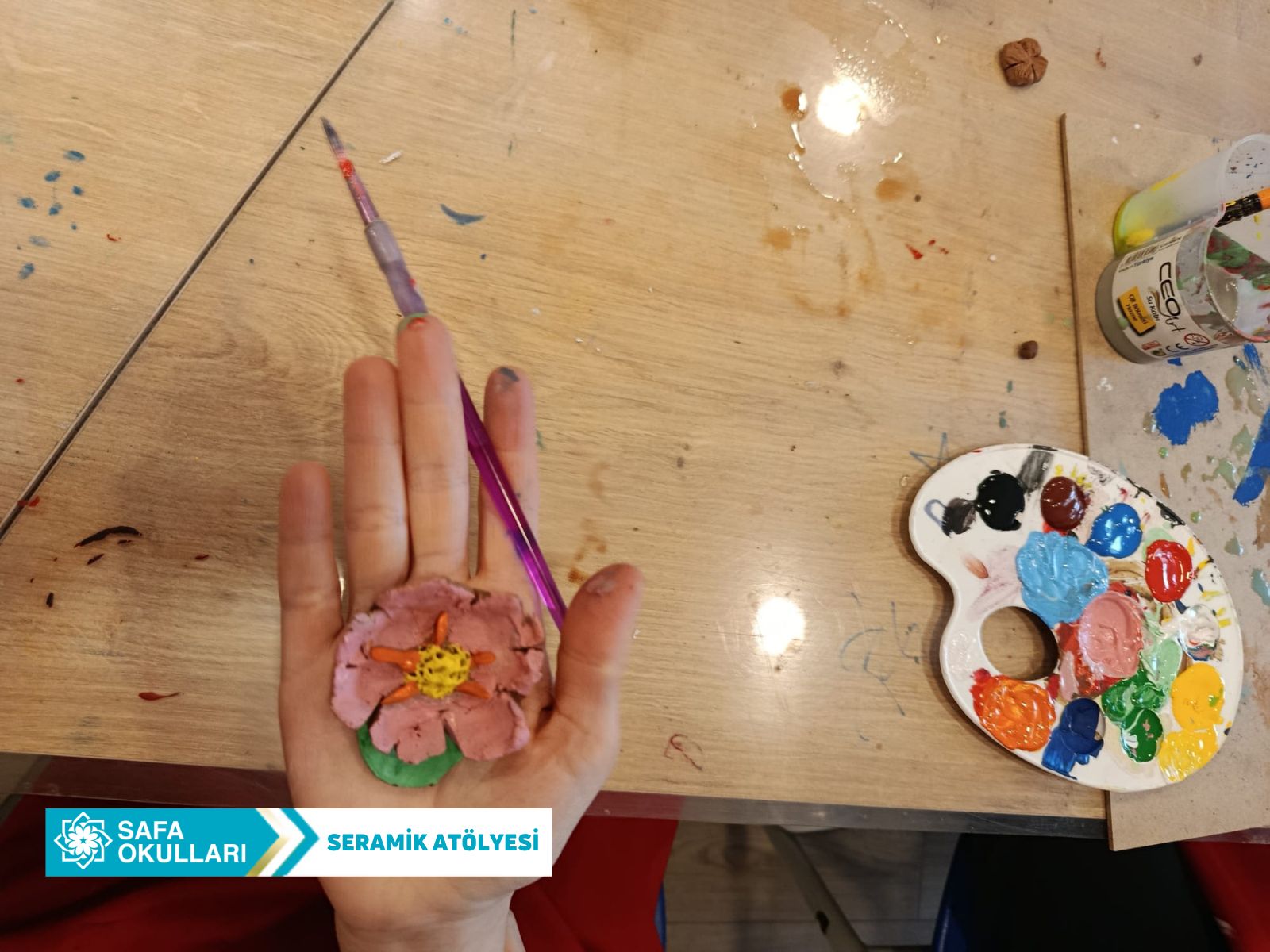 SERAMİK ETKİNLİĞİMİZDEN KEYİFLİ ANLAR