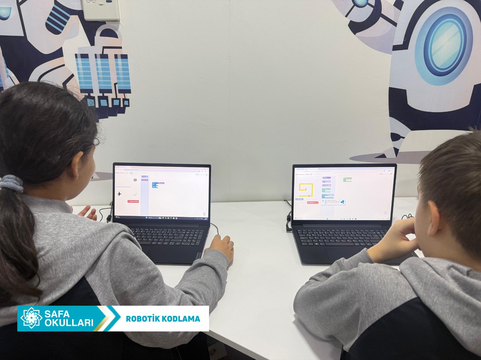 ROBATİK KODLAMA DERSLERİMİZDEN KARELER