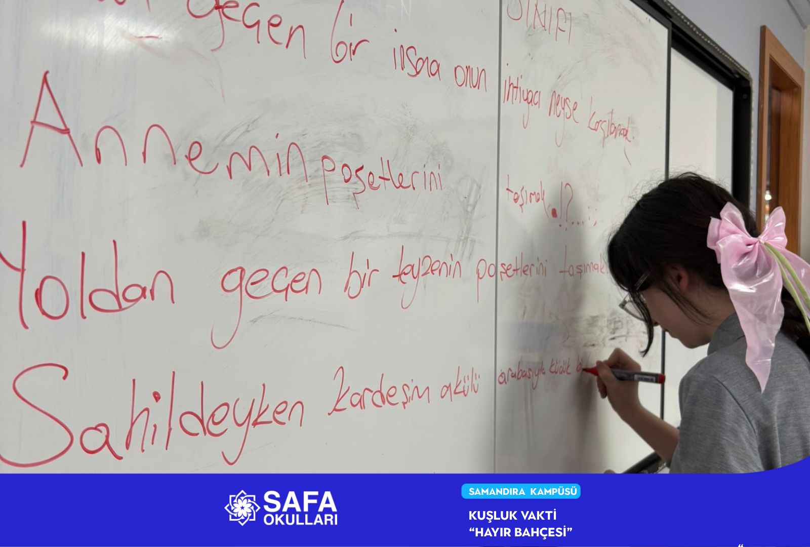 KUŞLUK VAKTİ: HAYIR BAHÇESİ 