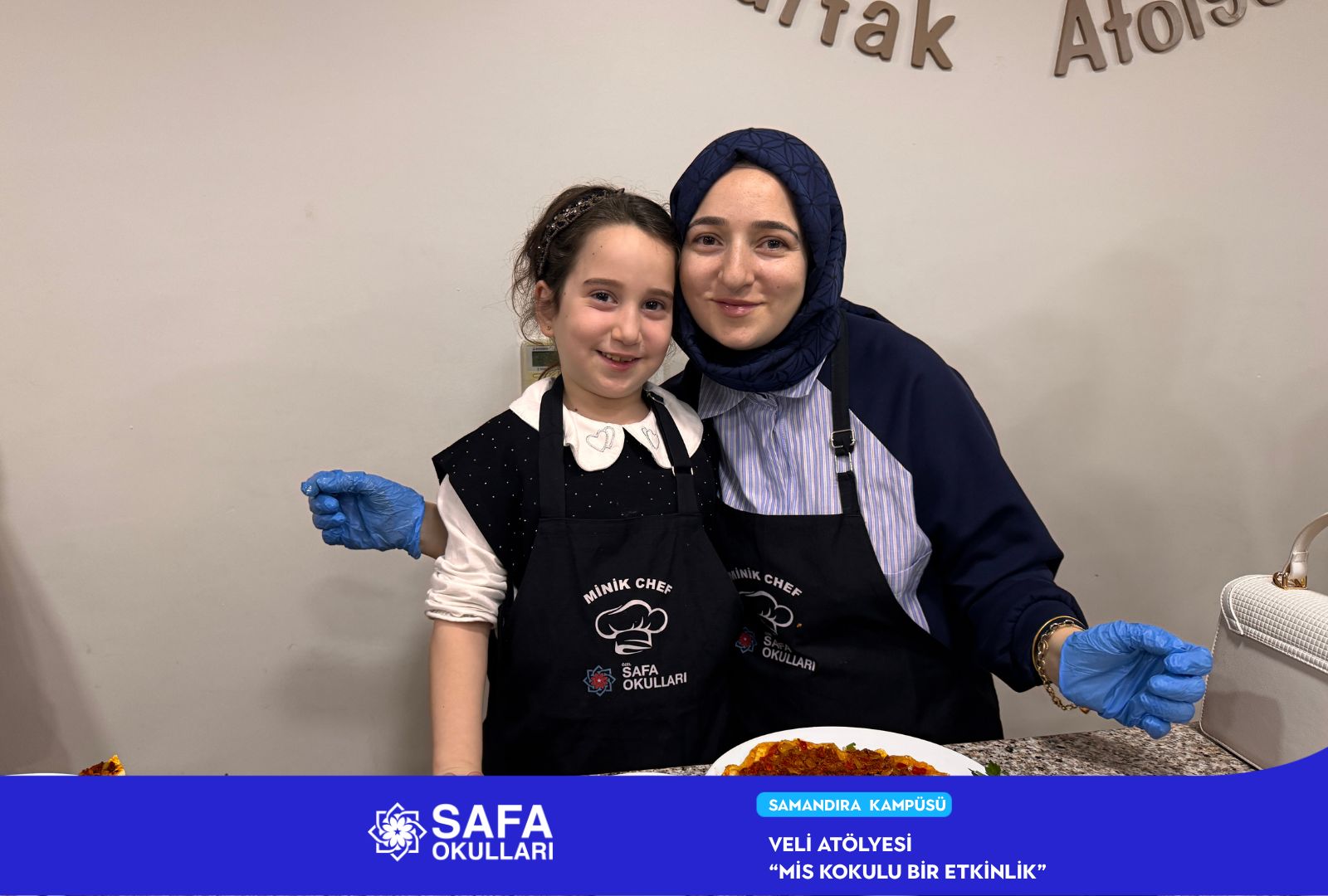 VELİLERİMİZ VE ÖĞRENCİLERİMİZLE BİRLİKTE LEZZET DOLU ATÖLYE BULUŞMASI