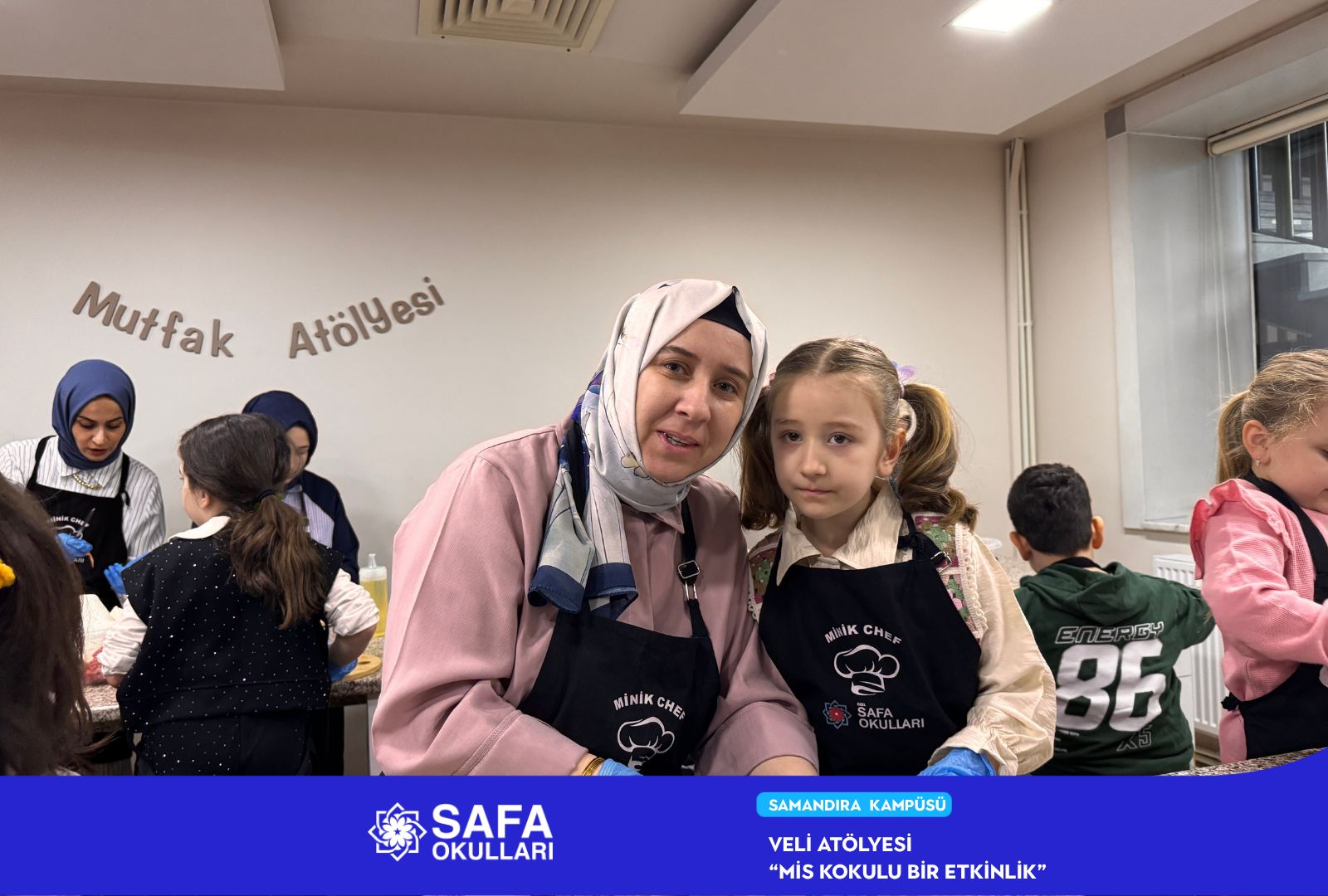 VELİLERİMİZ VE ÖĞRENCİLERİMİZLE BİRLİKTE LEZZET DOLU ATÖLYE BULUŞMASI