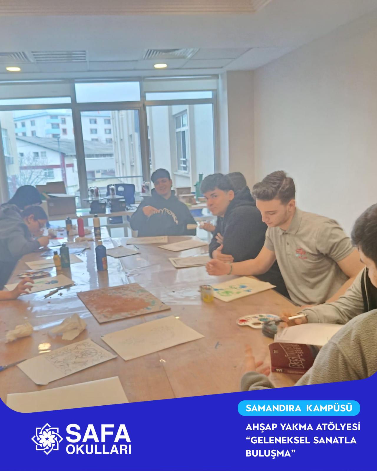 GELENEKSEL SANATLARLA BULUŞMA: TEZHİP ÇALIŞMASI