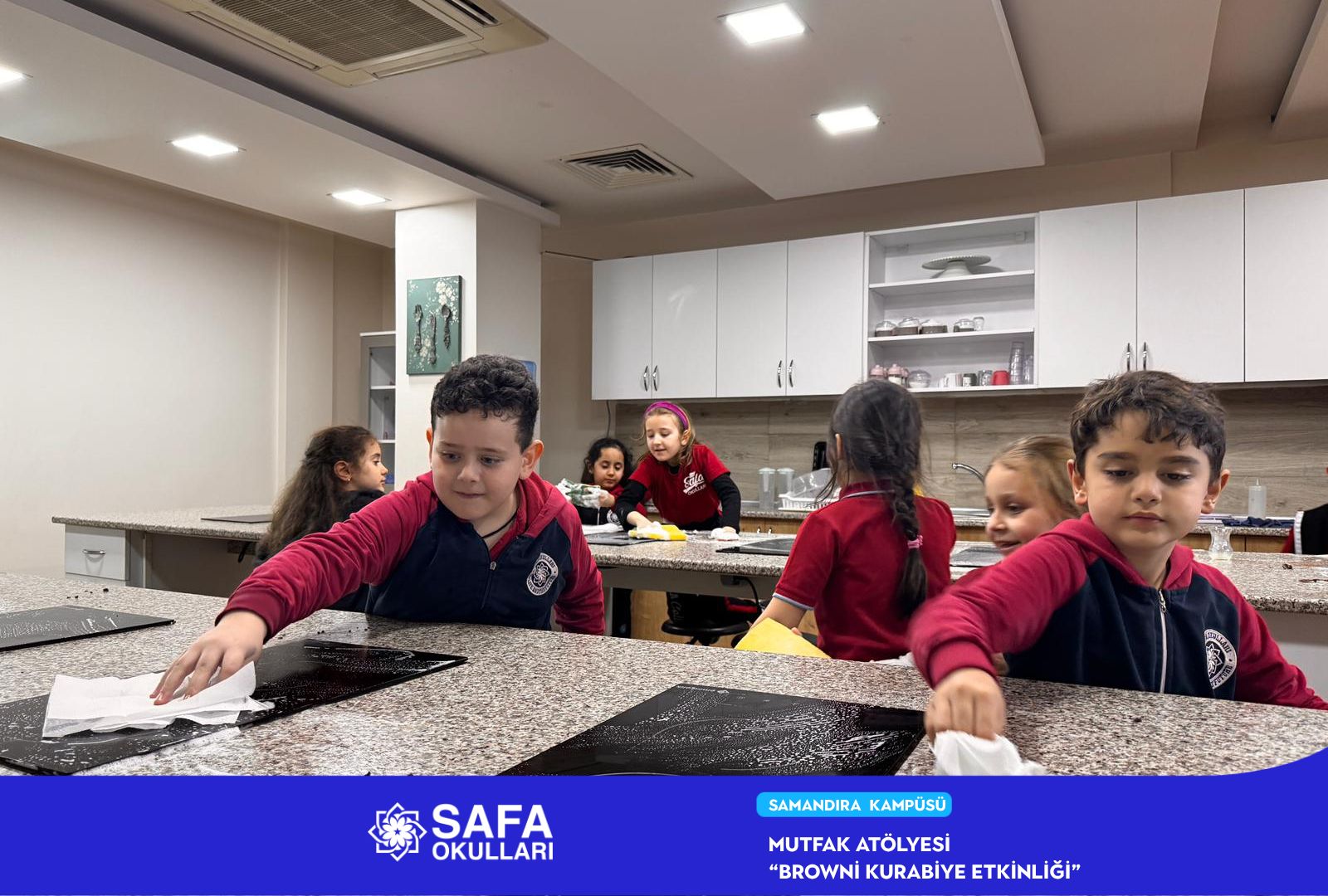 MİNİK ŞEFLERDEN LEZZETLİ DENEYİM: BROWNİ KURABİYE ETKİNLİĞİ