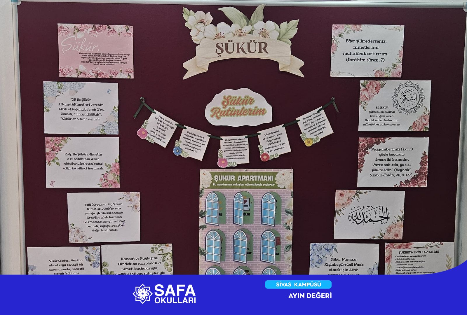 AYIN DEĞERİ:ŞÜKÜR