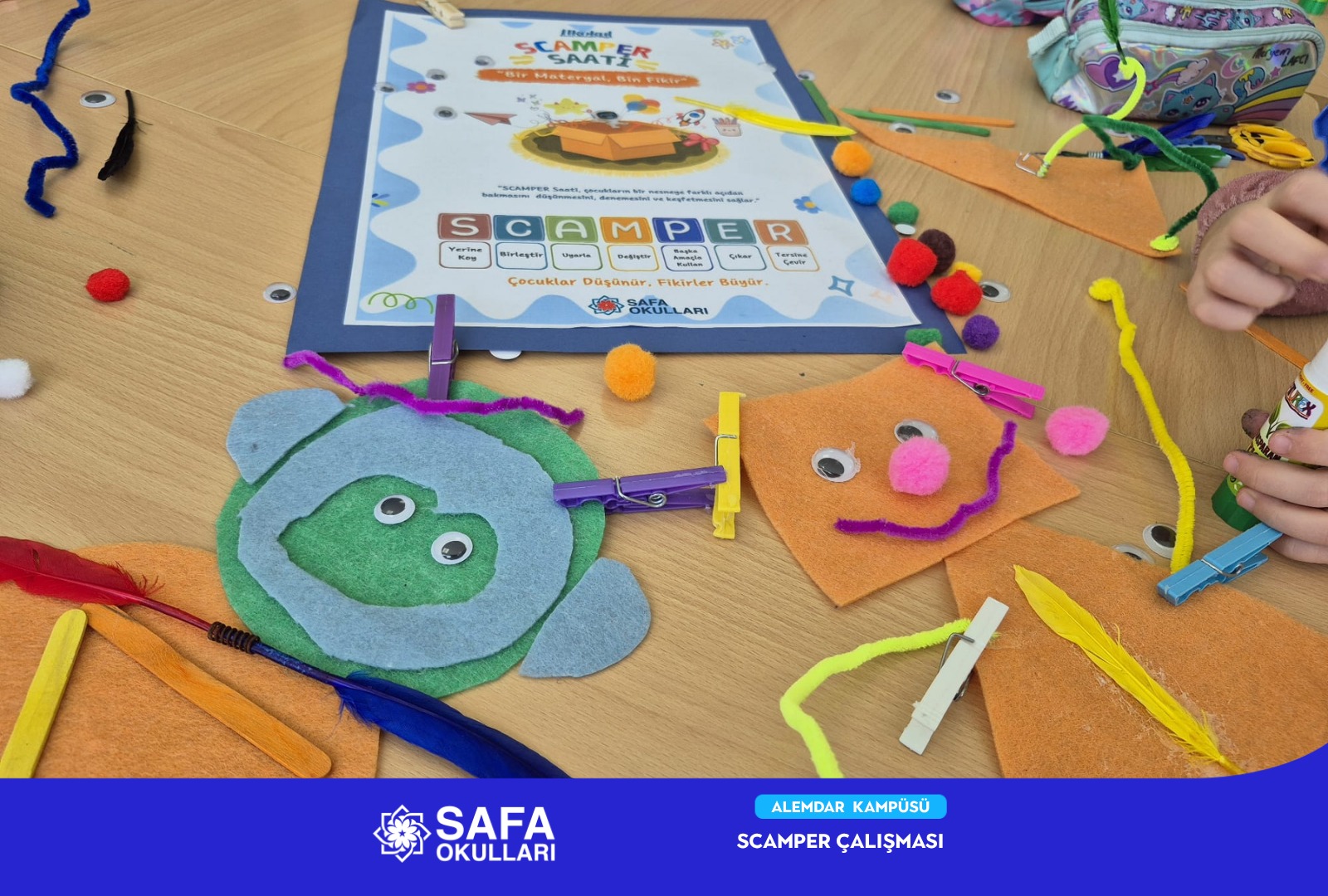 SCAMPER ETKİNLİĞİNDE YARATICI DÜŞÜNME ÇALIŞMASI